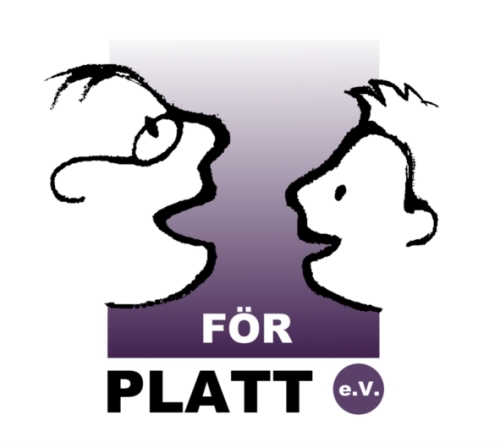 Dat Logo för den Vereen "För Platt e. V.